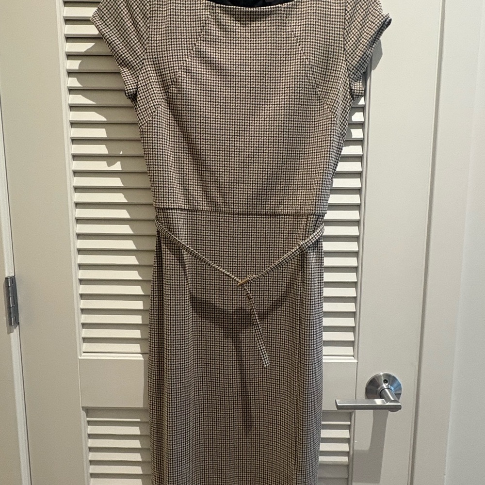 Houndstooth Suiting Dress